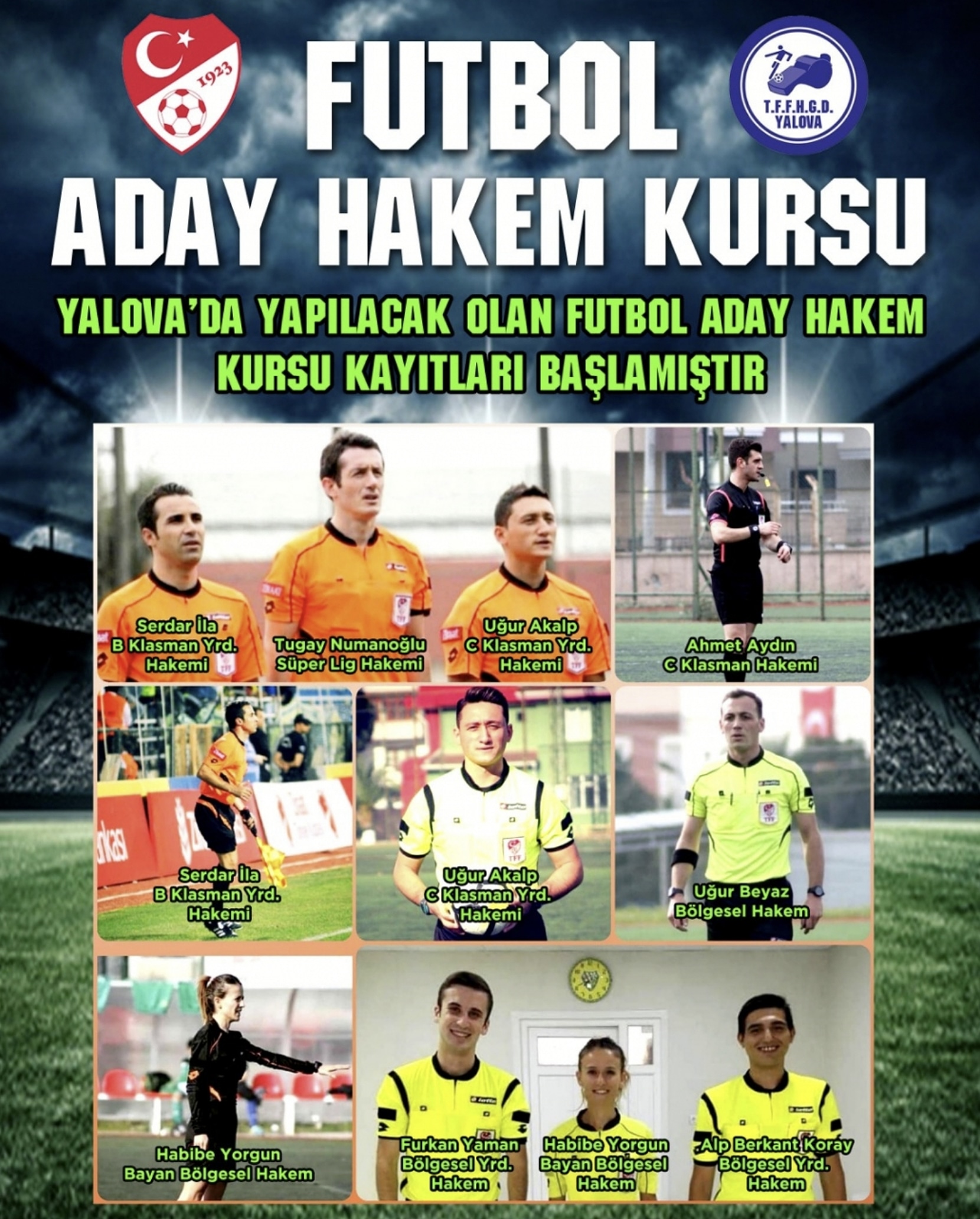 ADAY HAKEM KURSU BAŞLIYOR